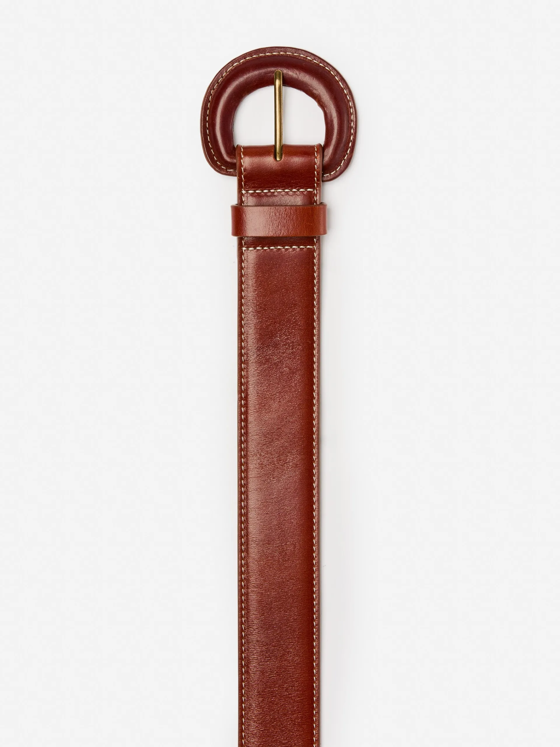 J.McLaughlin Sedona Leather Belt DarkVachetta Shop