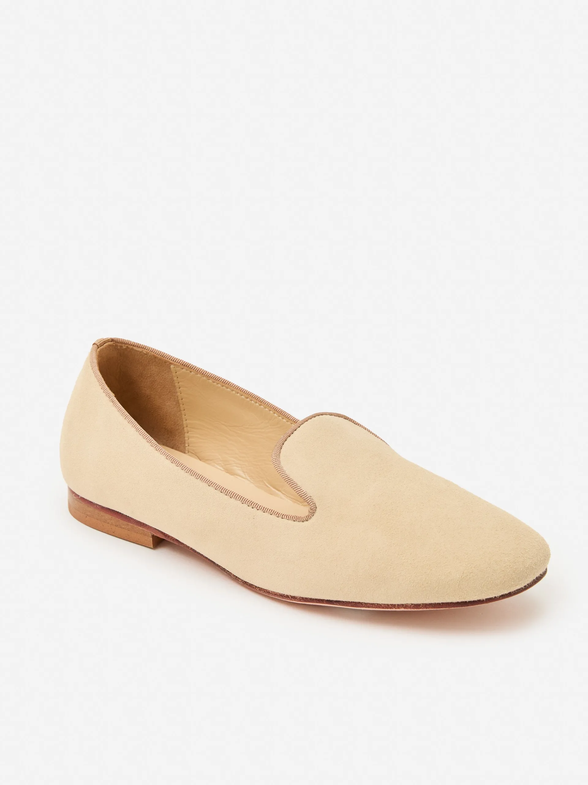 J.McLaughlin Sloane Suede Loafers Neutral Cheap