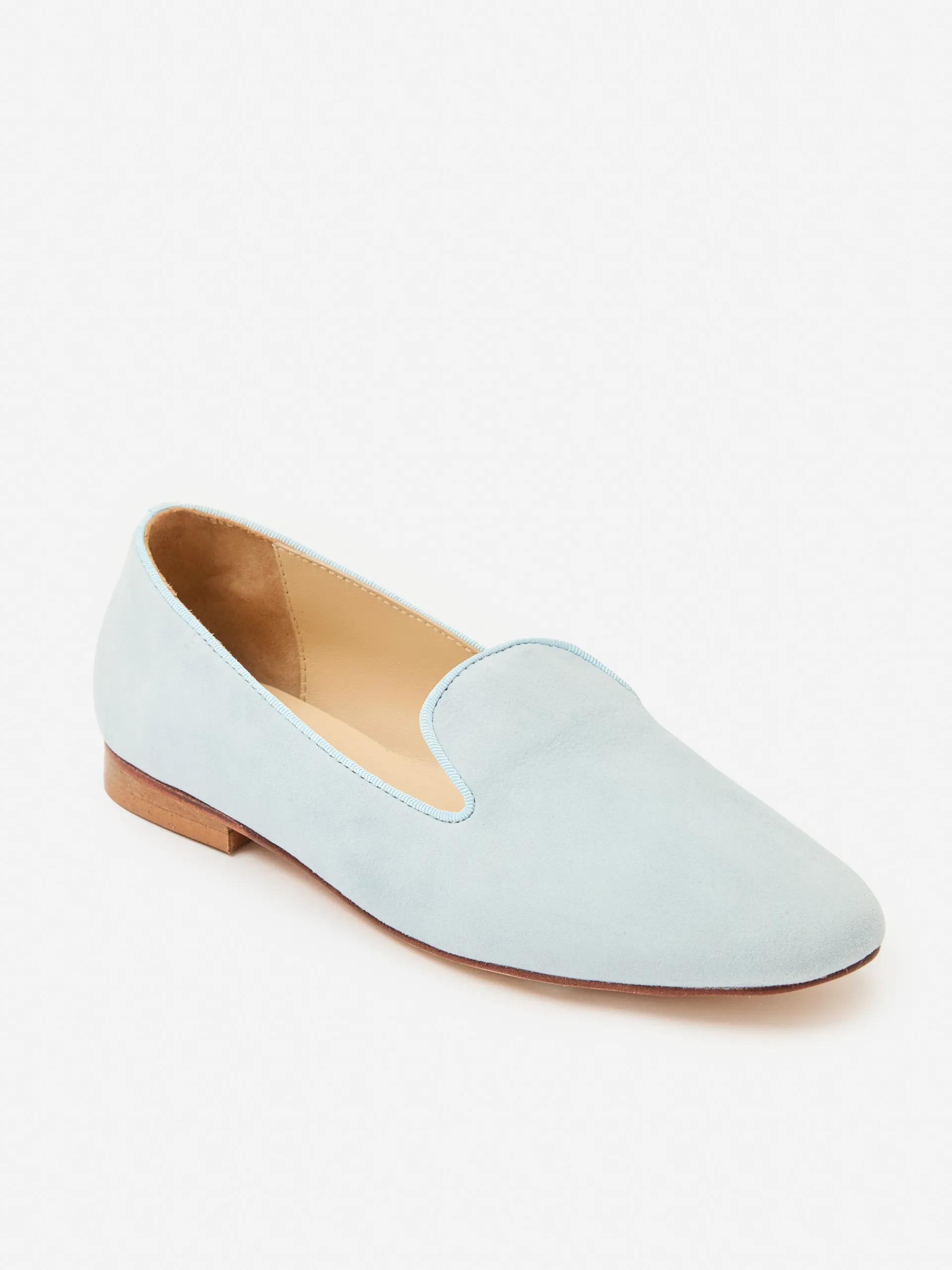 J.McLaughlin Sloane Suede Loafers DustyBlue Cheap