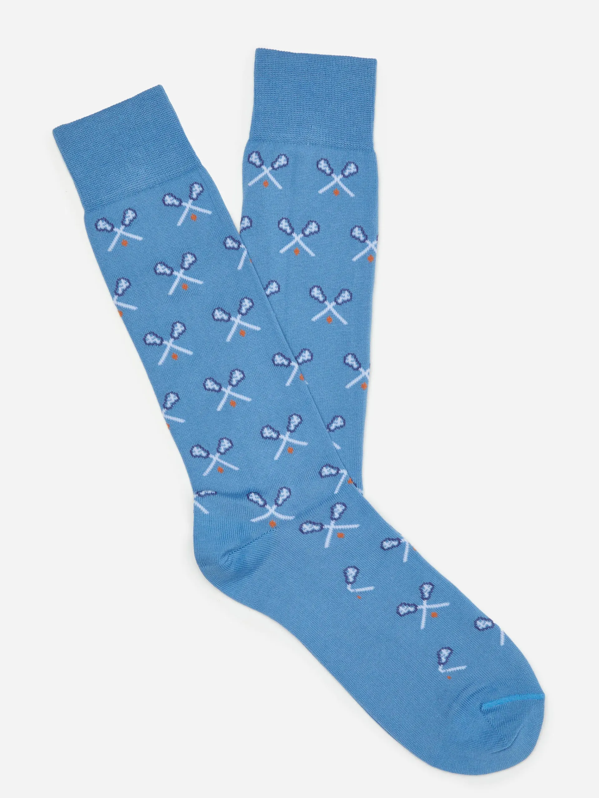 J.McLaughlin Socks in Lacrosse Sticks Aqua Hot