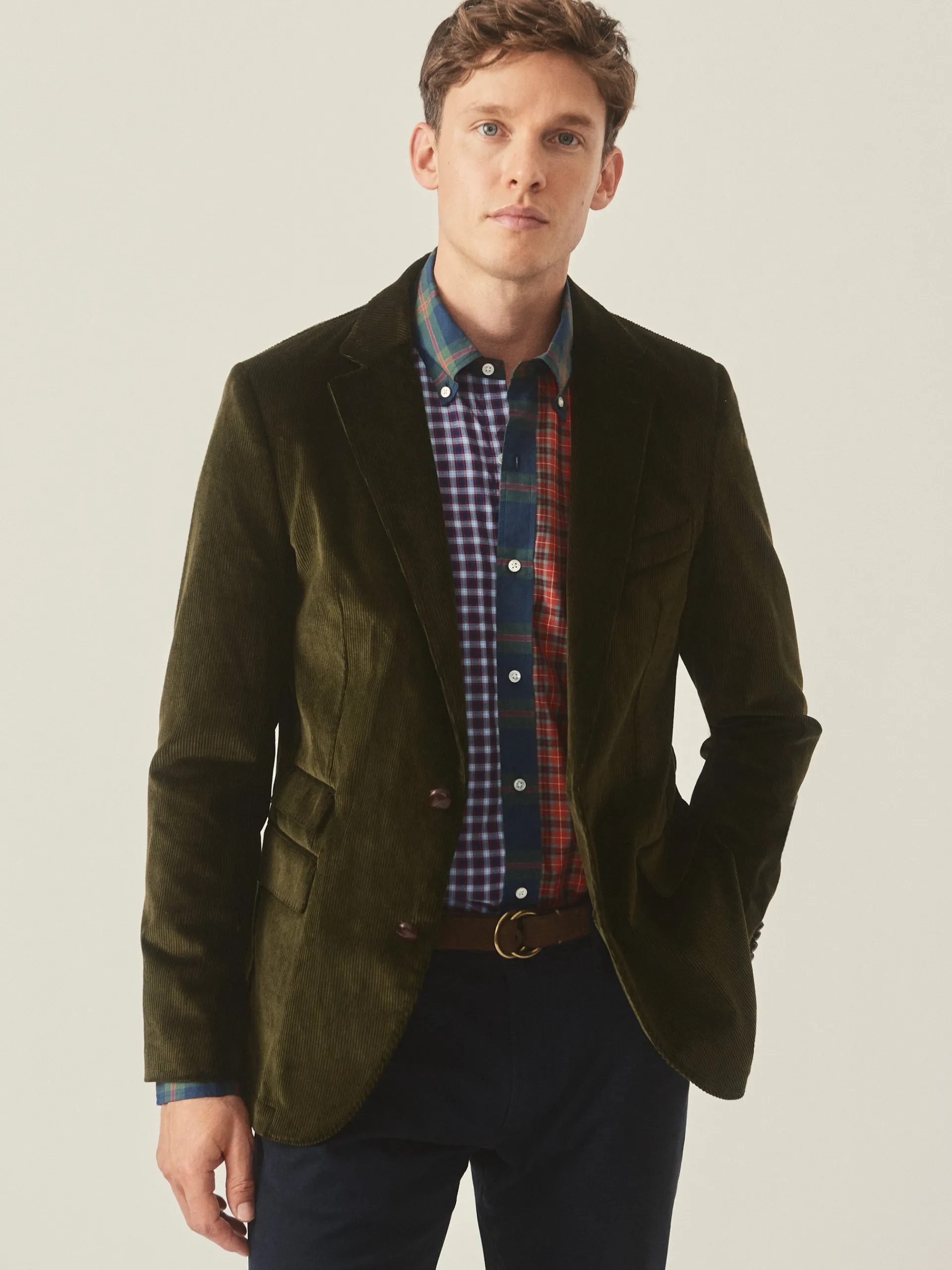 J.McLaughlin Suffolk Corduroy Sport Coat DarkOlive Store