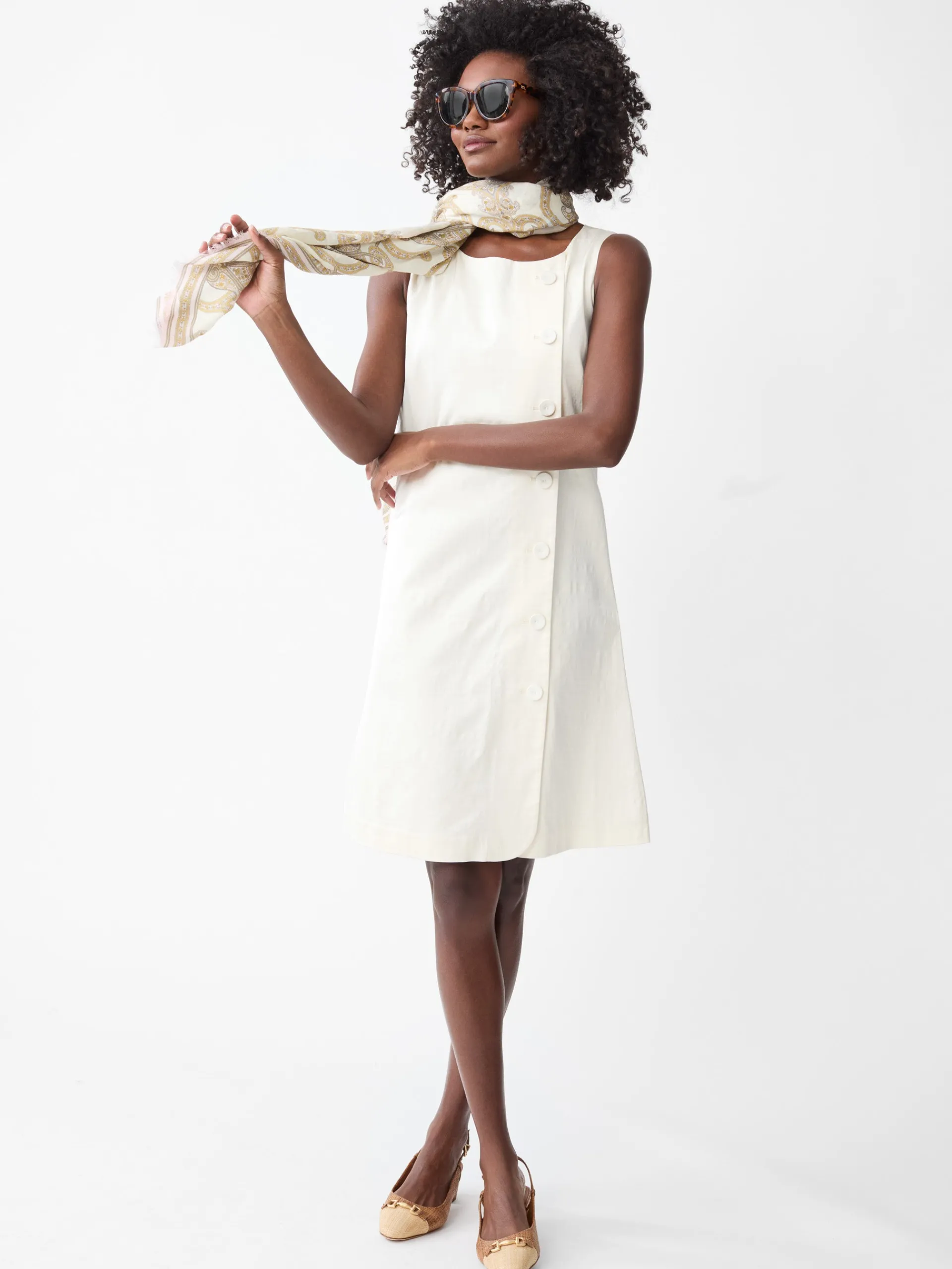 J.McLaughlin Terra Dress Cream Shop