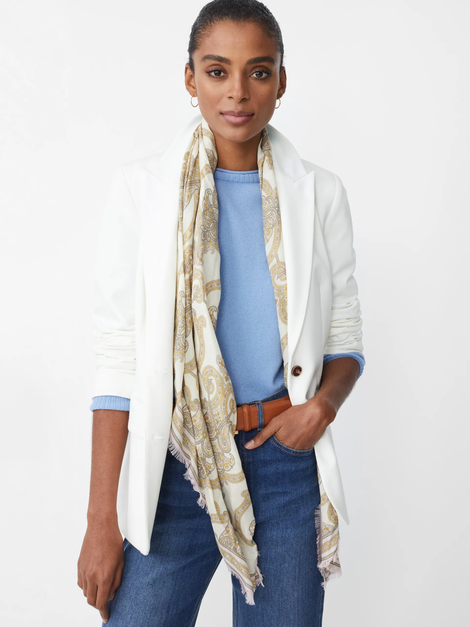J.McLaughlin Triana Blazer Ivory New