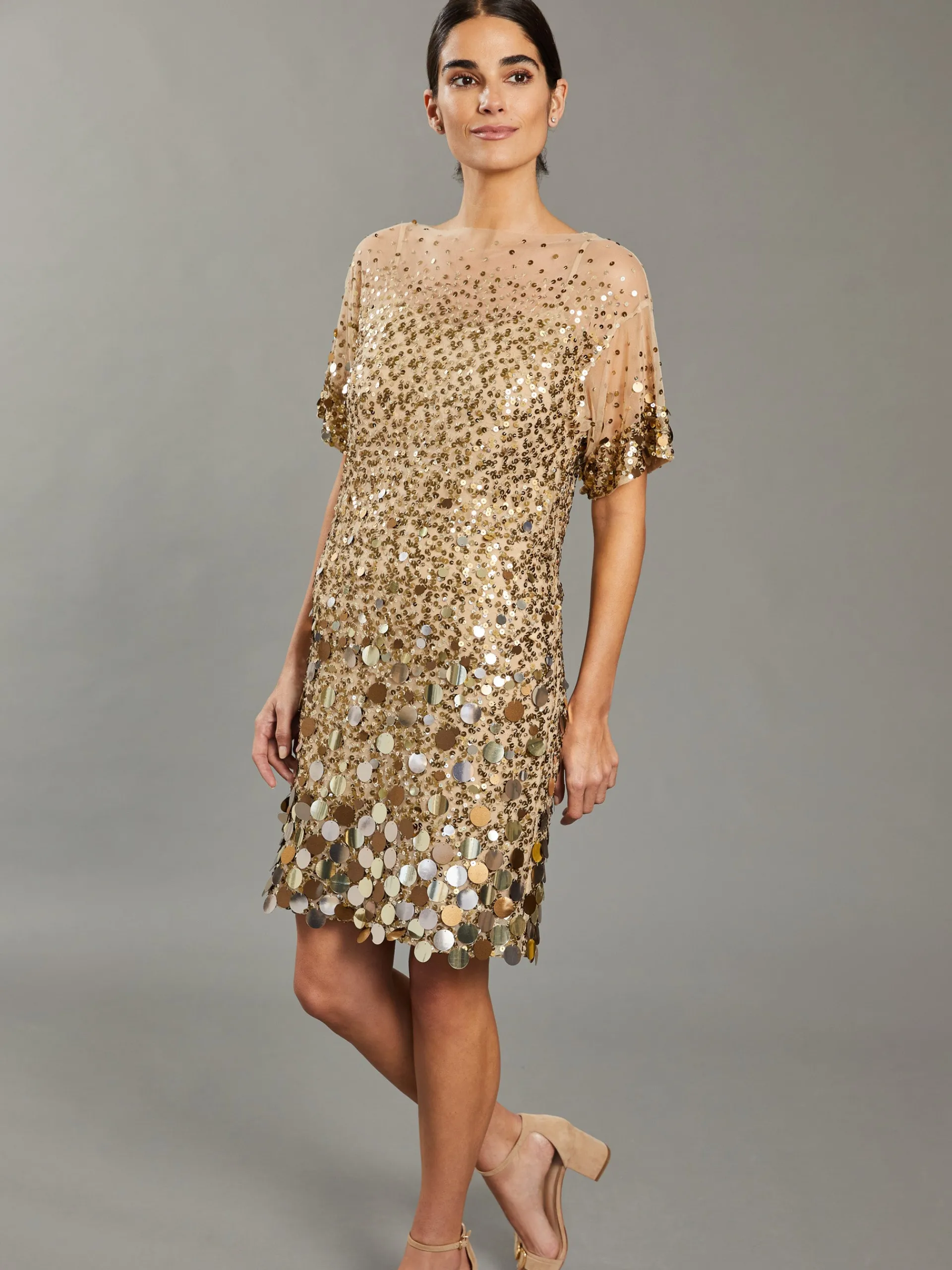 J.McLaughlin Tricia Sequin Dress: RSVP x Steven Stolman Gold Online