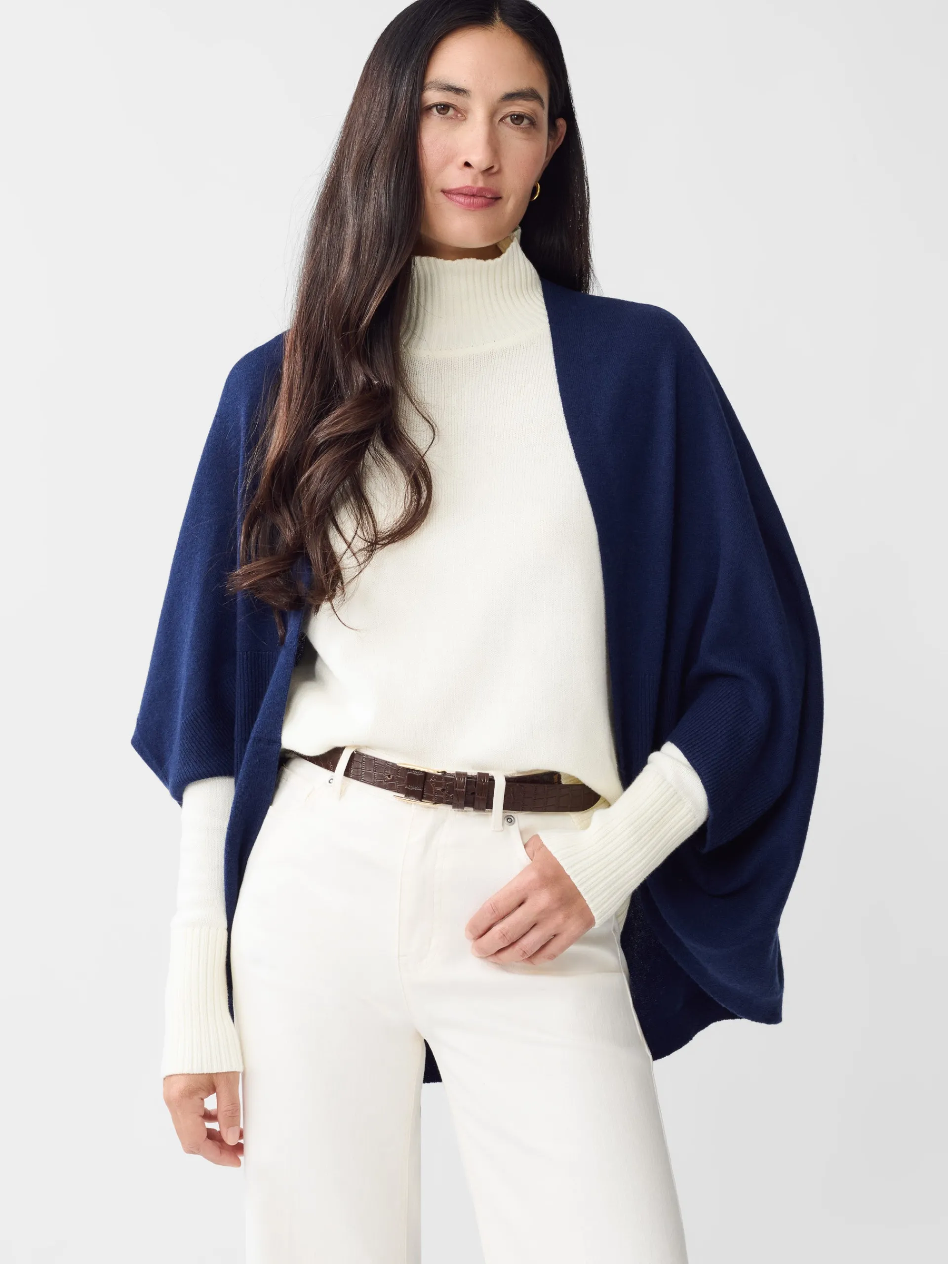 J.McLaughlin Trisha Wrap Navy Flash Sale