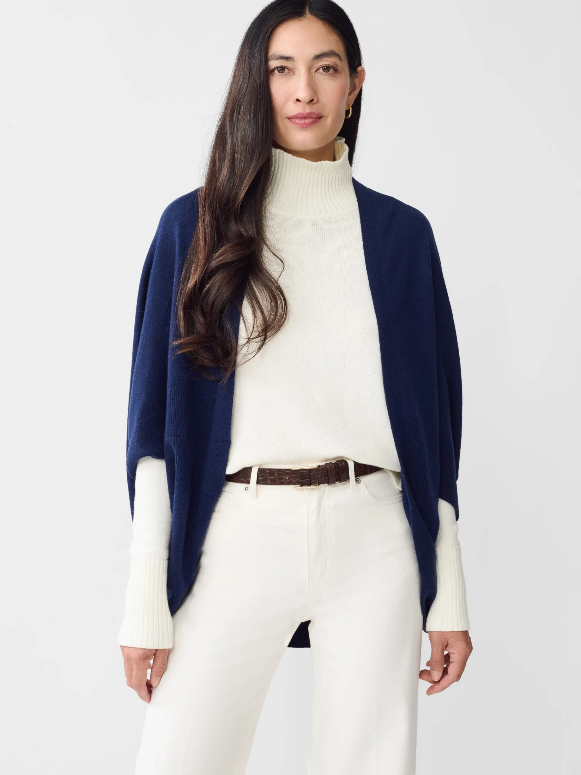 J.McLaughlin Trisha Wrap Navy Flash Sale