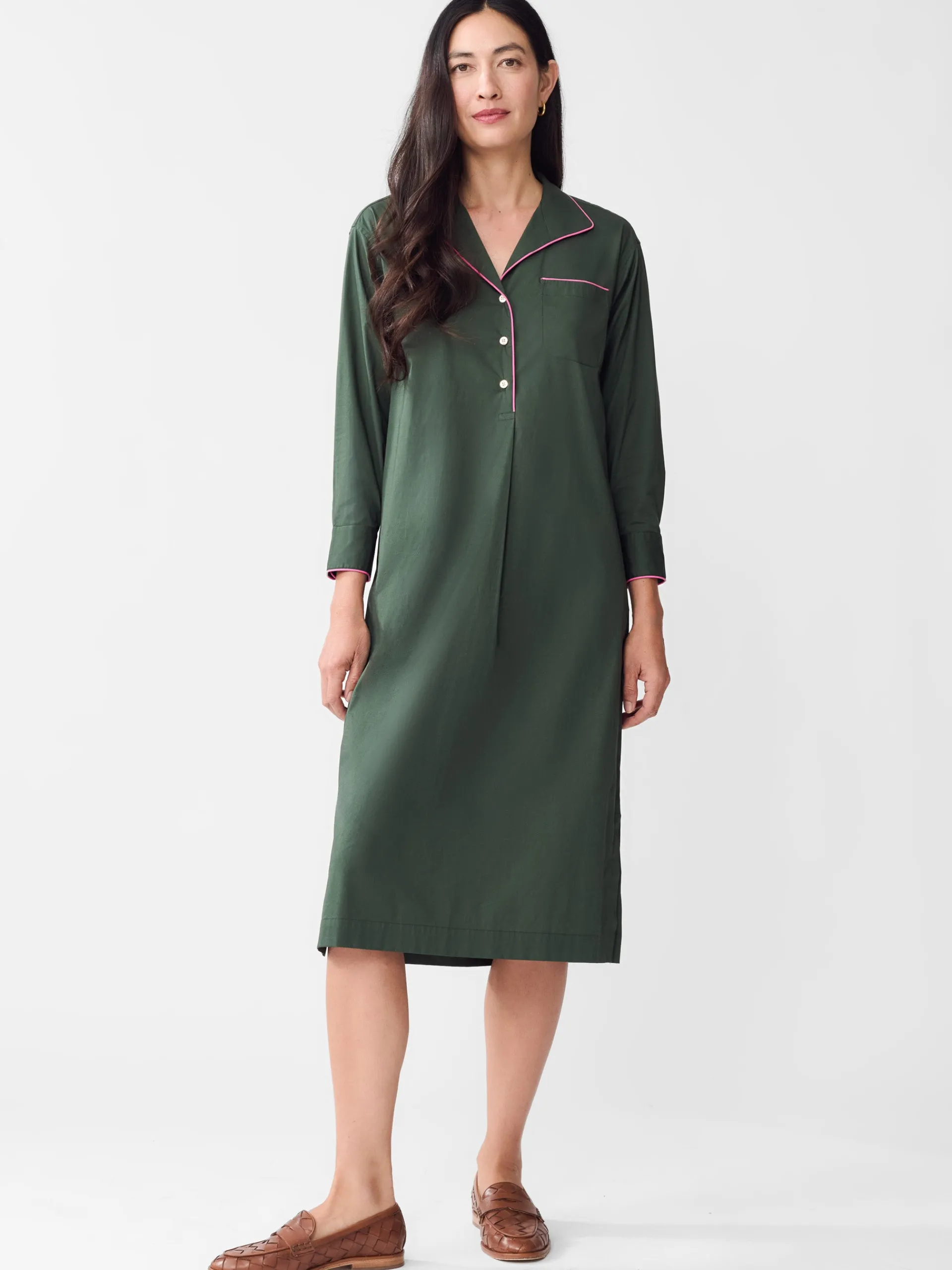 J.McLaughlin Valentina Dress DeepOlive Shop