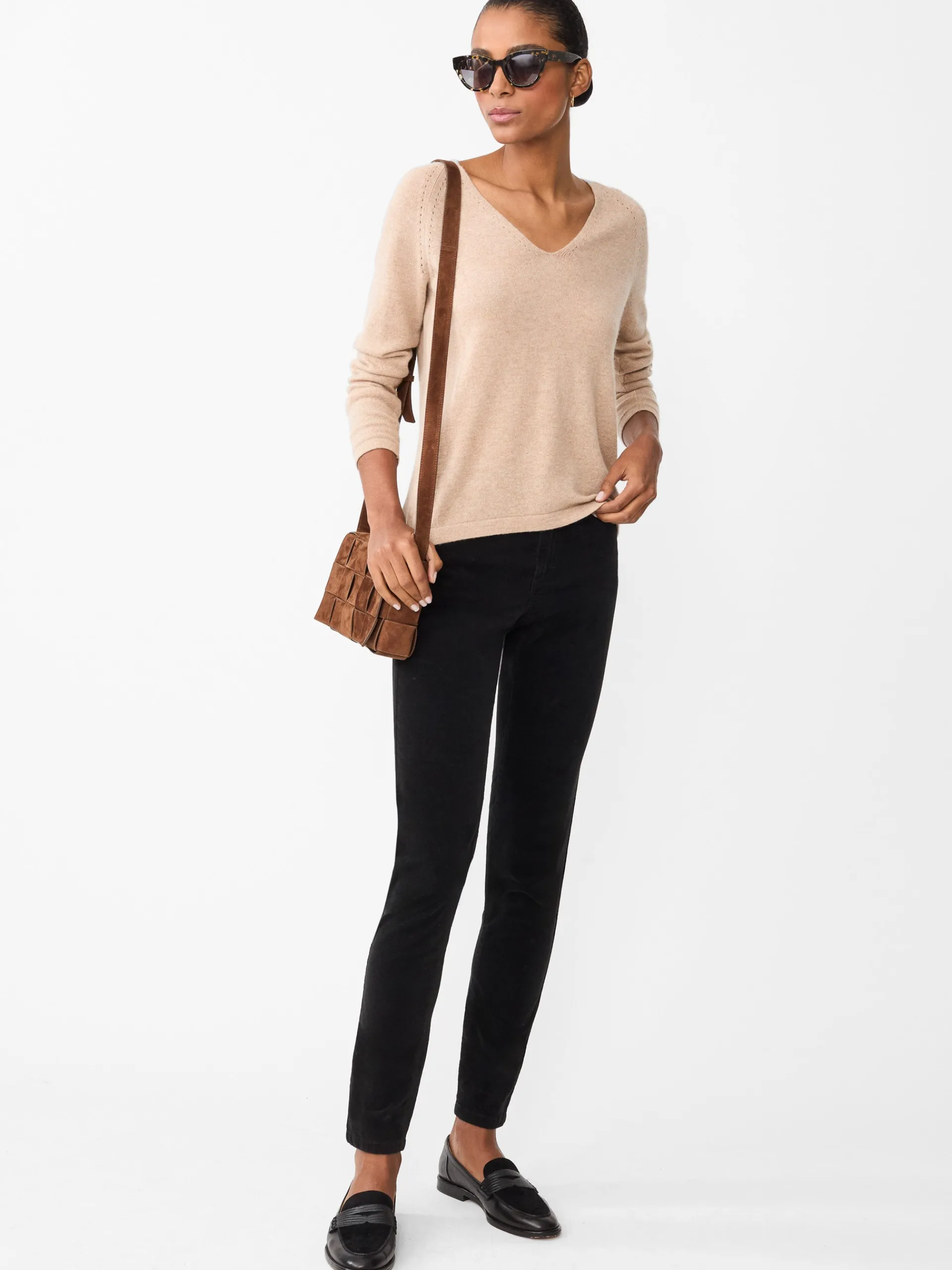 J.McLaughlin Watson Velvet Jeans Black Flash Sale