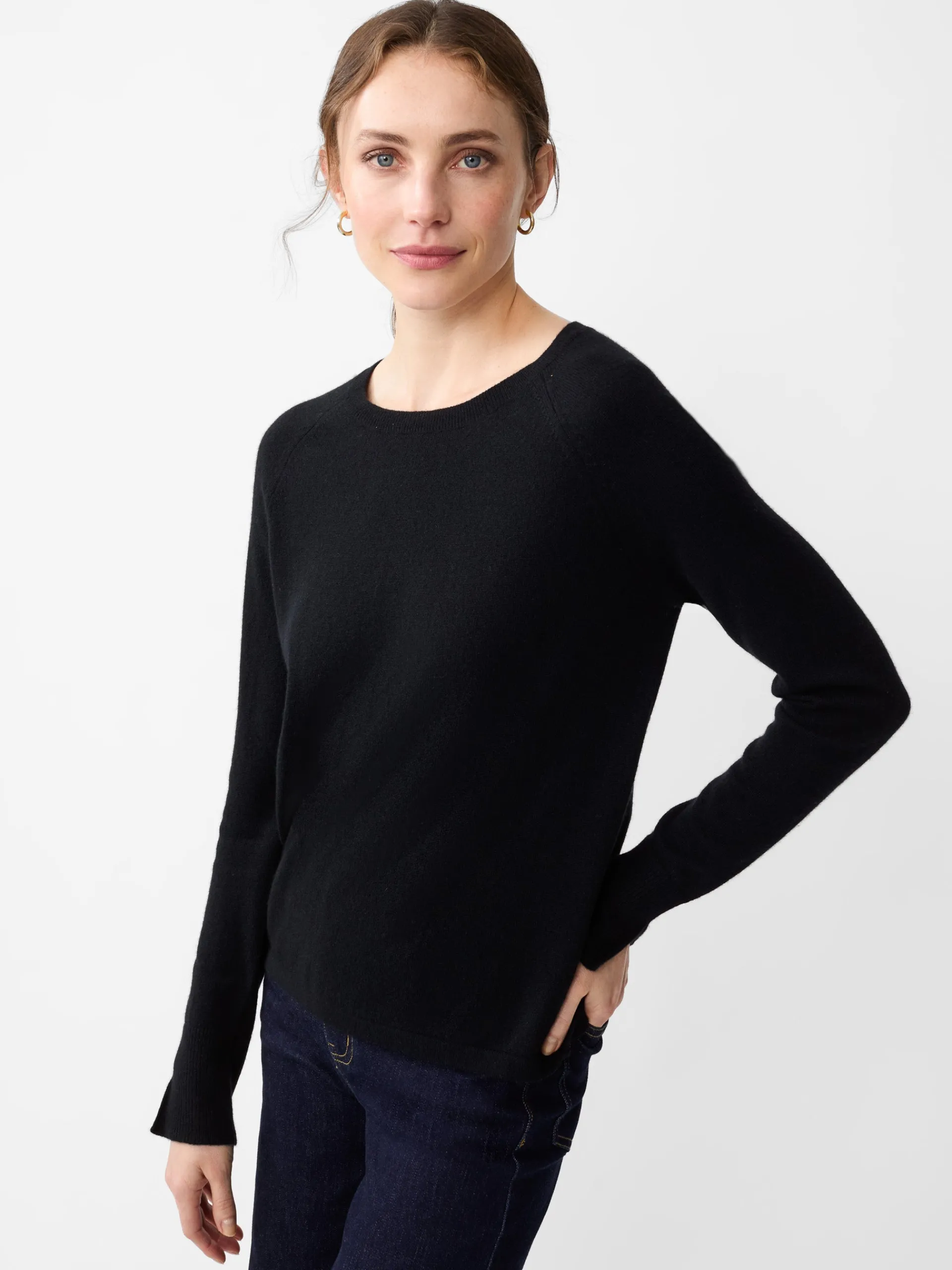 J.McLaughlin Zo Cashmere Sweater Black Outlet